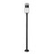 Z-Lite Luca Outdoor Post Mounted Fixture, 1-Light, 9 In.W x 95.5 In.H, Black/Etched 517PHM-567P-BK-LED - alternate 3
